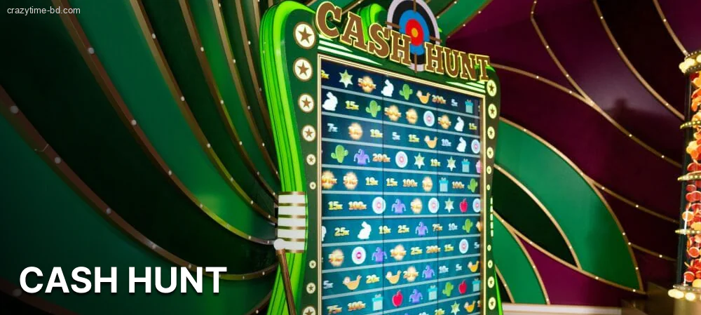 2 Cash Hunt places in the wheel of Crazy Time live